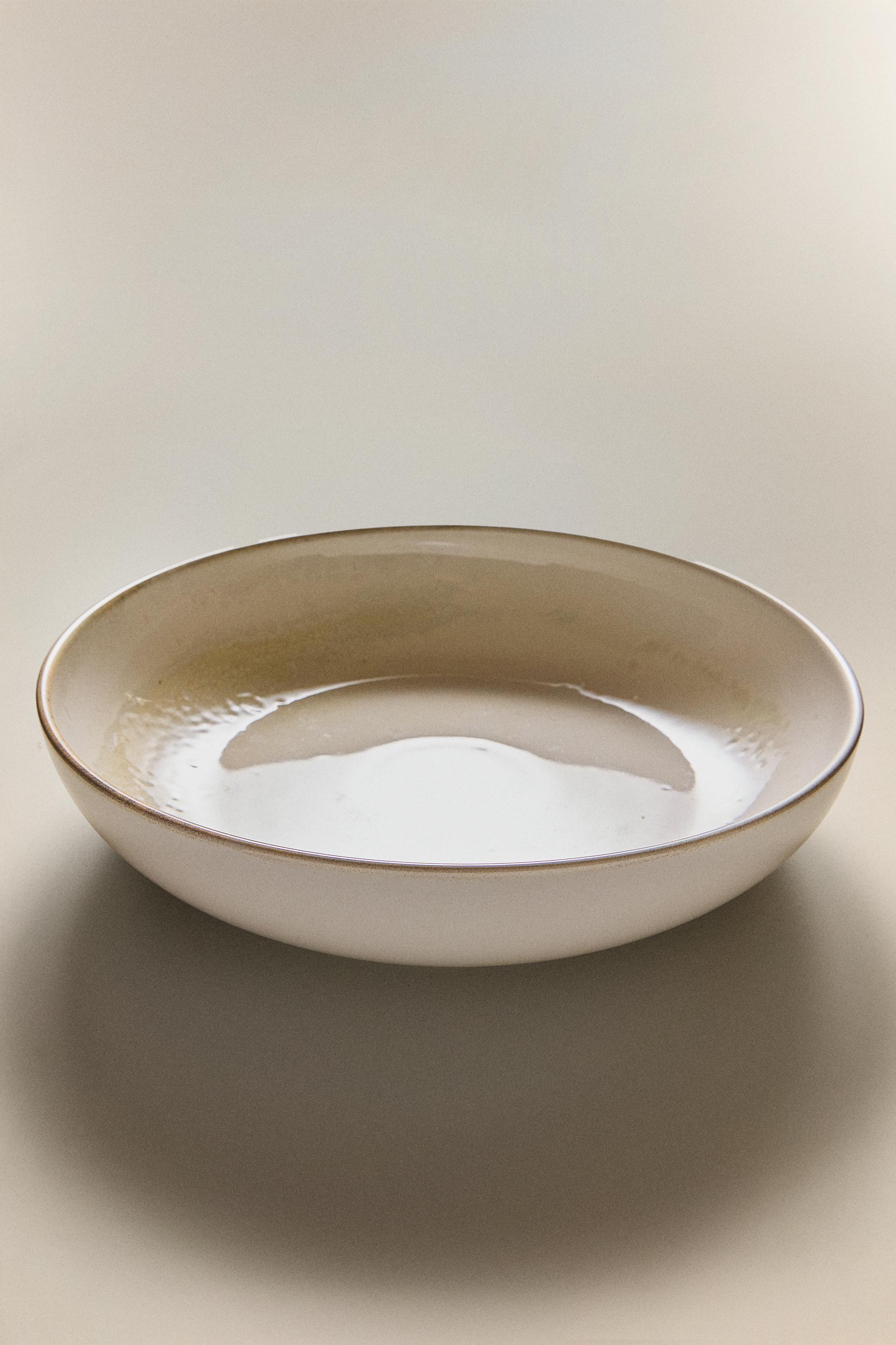 LARGE ECRU SALAD BOWL